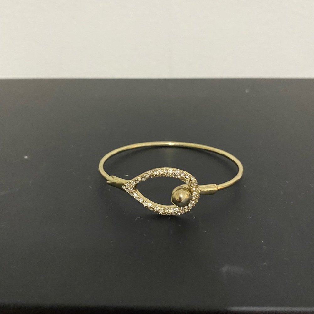 Alexis Bittar crystal encrusted hinge cuff